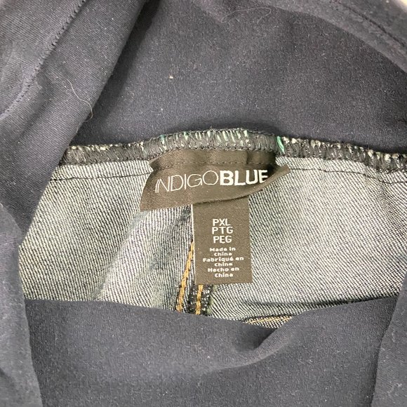 Motherhood Maternity Indigo Blue Boot Cut Petite Extra Large - Picture 8 of 12